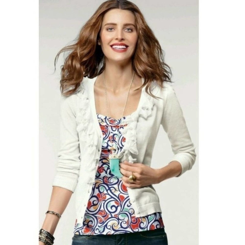 Cabi Keepsake Cami Retro Swirl Pattern Corset Sty… - image 7